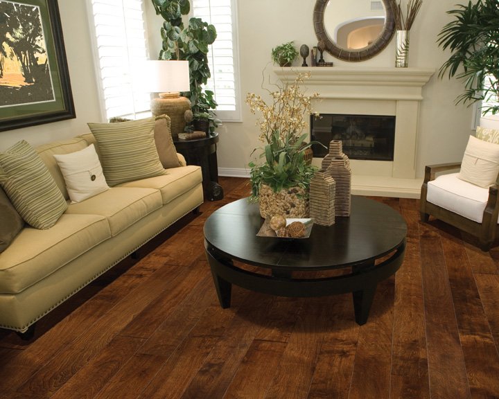 Baltic Birch Dark Chocolate hardwood flooring by Hallmark Floors