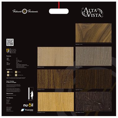 Hallmark Floors' Collections Hand Boards or Deck Boards for samples Back