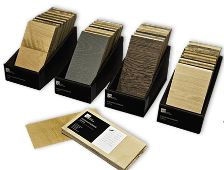 Hallmark Floors Commercial Chip Boxes for Hardwood and Luxury Commercial flooring products 