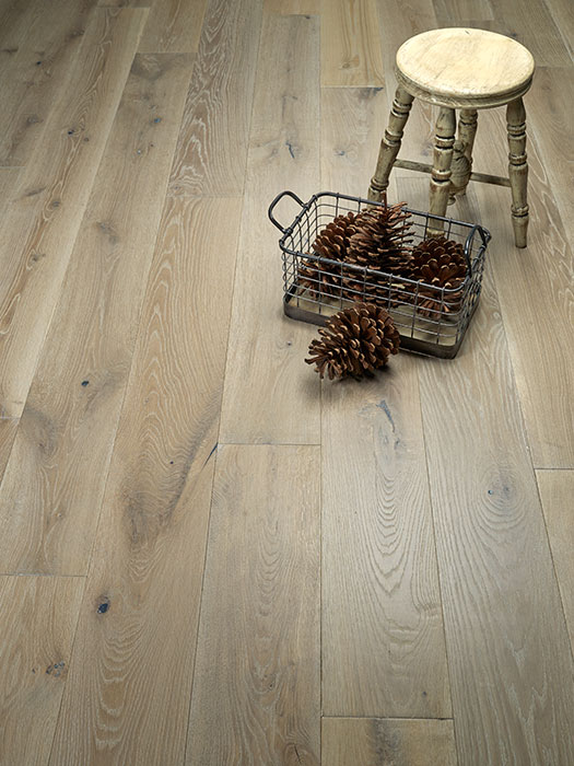 A vignette of Balboa Vista Hardwood Flooring Collection by Hallmark Floors