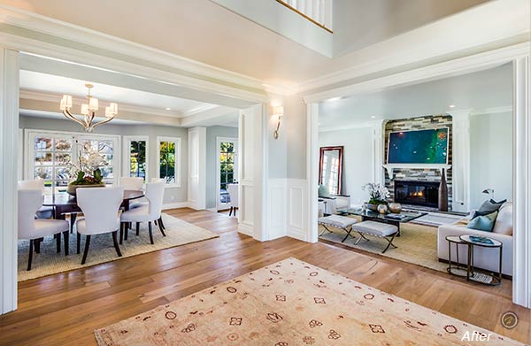 Here's an after photo of a room using Alta Vista Malibu flooring by Hallmark Floors. Alta Vista Malibu after 2