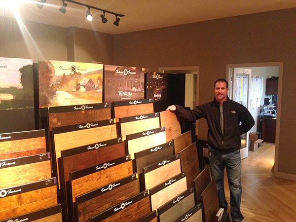 Timberland Hardwood Floors display Spotlight Dealer in Omaha NE