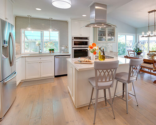 Alta Vista Del Mar Kitchen renovation by Karen Cole Designs. Hallmark Floors Awarded Best Of Houzz 2016