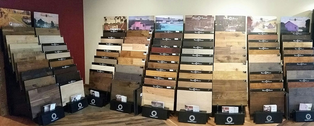 Heartland Hallmark Floors display at their Omaha NE location