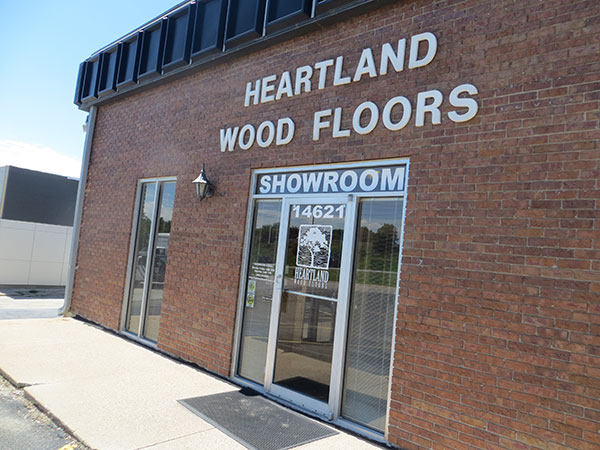 Heartland Wood Floors Storefront located in Omaha NE