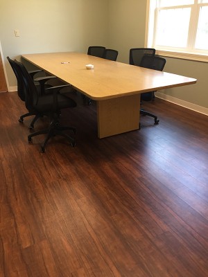 Conference room by hammond lumber belgrade - companies use luxury vinyl