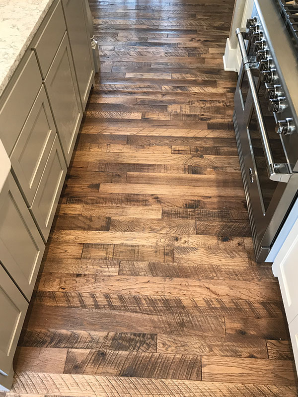 Hallmark Floors Organic Solid Tulsi KITCHEN install by Rons hardwood