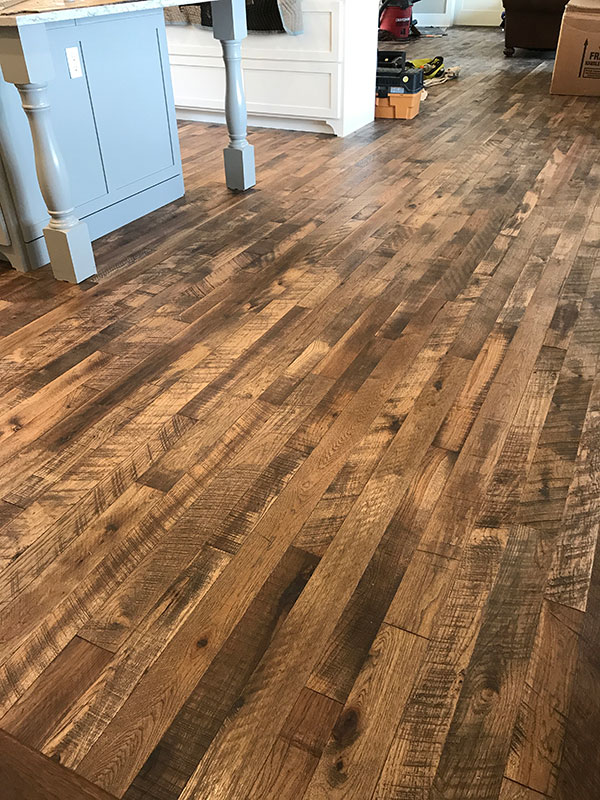 Hallmark Floors Organic Solid Tulsi home installation by Rons hardwood