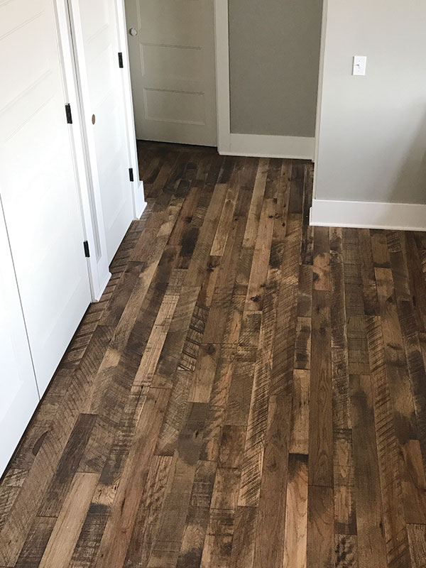 Hallmark Floors Organic Solid Tulsi room install by Rons hardwood