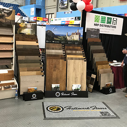 Hallmark Floors at the Hammond Lumber trade show at Augusta Maine Civic Center