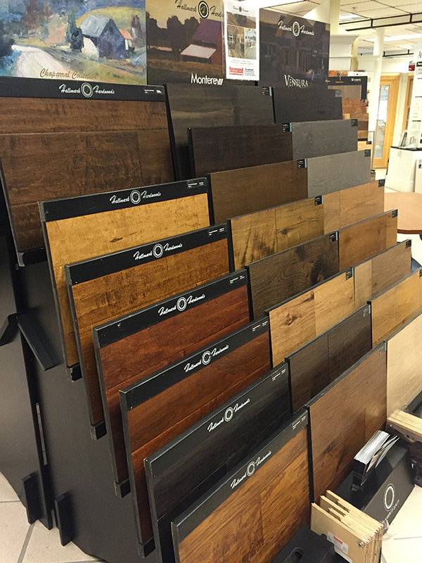 Hammond Lumber showroom featuring Hallmark Floors