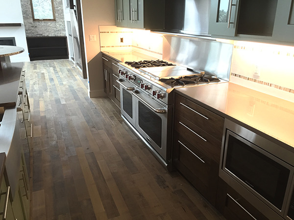 Organic Solid Noni kitchen install by Floors by Remo 