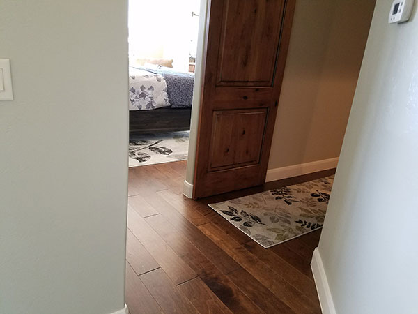 Silverado Tobacco installation by sunset flooing hallway Silverado Tobacco installation by sunset flooing hallway