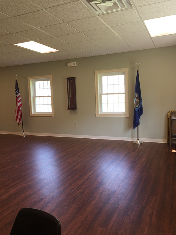 Town Hall install by Hammond Lumber in Belgrade