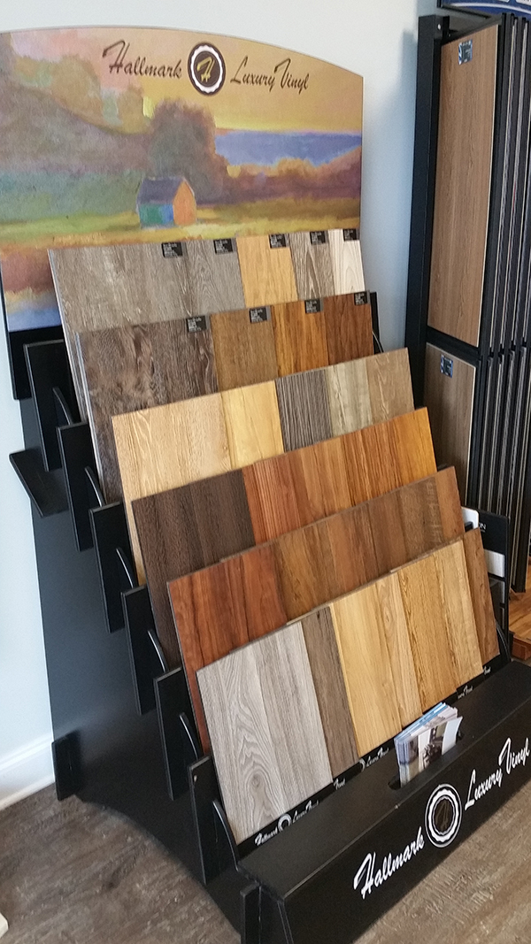 Kings Custom Hardwoods inc LVT Display | Spotlight Dealer for Hallmark Floors