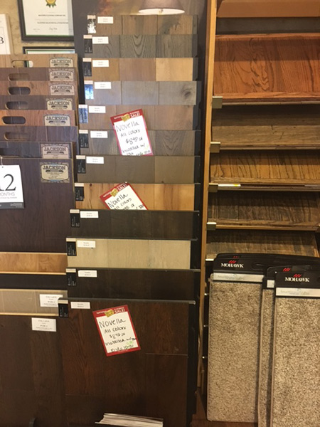 masters flooring hallmark displays