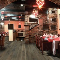 Product Malibu engineered wood flooring for a restaurant.