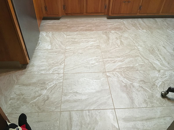 Hermosa Stone Kitchen Installation by Admas Family Floors