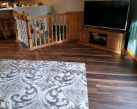 Courtier PVP Viscount Walnut Living Room Installation in Milladore WI