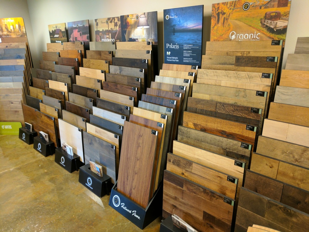 Hallmark Flooring Display by Dealer Prodan Construction Gresham, Oregon