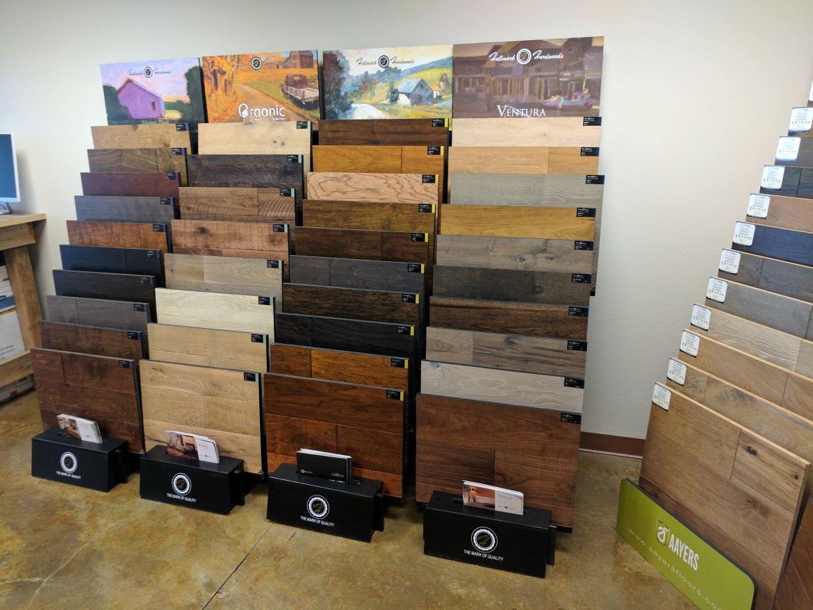 Hallmark Flooring Display by Dealer Prodan Construction Gresham, oregon