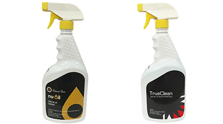 Our maintenance products. NuOil® floor cleaner is for NuOil finished floors and TrueClean floor cleaner is for wood, rigid vinyl & LVT floors.