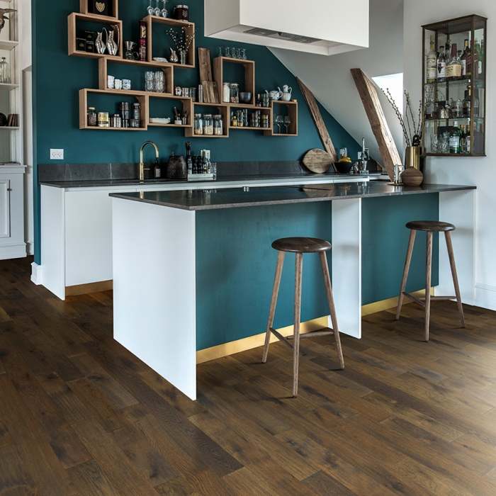 Product Crestline Solid Windham Hickory room by Hallmark Floors