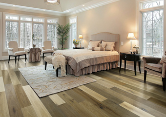 Natural Board Variation | The color of each wood plank will naturally vary due to the natural characteristics of the tree. Natural wood floors will reflect this variation more than stained floors because the stain hides the natural beauty of the wood.
