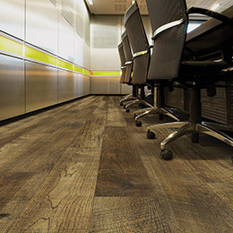 Product Monarch Hickory Wood-like waterproof commercial grade flooring by Hallmark Floors. Ez-Loc waterproof rigid flooring. Product is from the Courtier Waterproof Collection.
